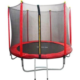 Delta 244 x 214 cm Fileli Korumalı Trambolin