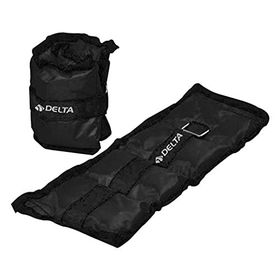 Delta 2x1 kg Siyah El Ayak Bilek Kas Güçlendirici Ağırlık Seti
