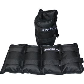 Delta 2x1,5 kg Siyah El Ayak Bilek Kas Güçlendirici Ağırlık Seti