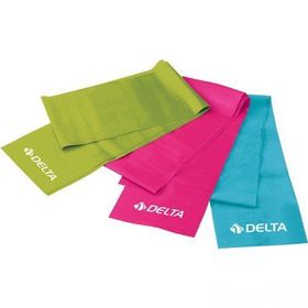 Delta 3 lü Pilates Bandı 150 cm x 15 cm Egzersiz Direnç Lastiği