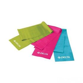 Delta 3 lü Pilates Bandı 150 cm x 15 cm Egzersiz Direnç Lastiği