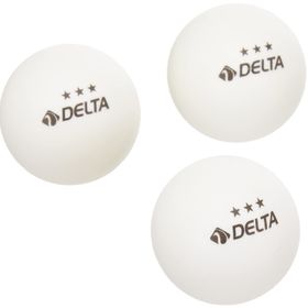 Delta 3 Yıldız Beyaz 6 Adet Masa Tenisi Topu