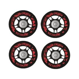 Delta 64 mm Silikonlu Rulmanlı 4'lü Paten Tekerleği