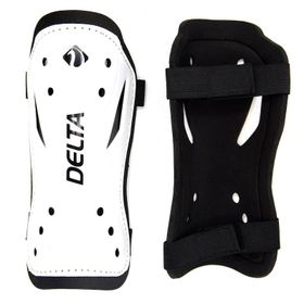 Delta Beyaz Çift Cırtlı 2 Adet Tekmelik Futbol Tekmeliği Futbolcu Kaval Koruyucu