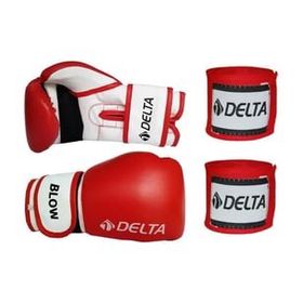 Delta Blow Dura Strong Kırmızı Boks Eldiveni + El Bandajı Seti