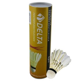 Delta BT 5000 Kaz Tüyü 6 LI Badminton Topu