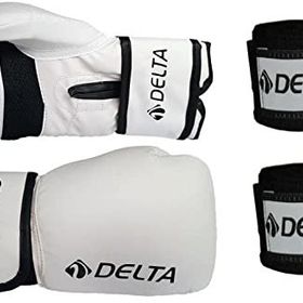 Delta Challenger Beyaz Dura-Strong Boks Eldiveni + Boks El Bandajı Seti