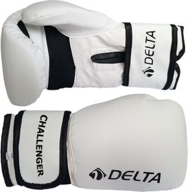 Delta Challenger Dura-Strong Beyaz Siyah Boks Eldiveni