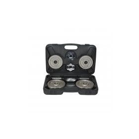 Delta DS 1011 Gri Döküm Plaka Krom Bar Set