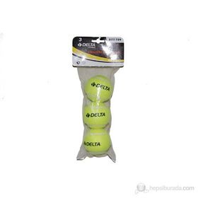 Delta DTY 759 Sarı Polibag 3 Lü Tenis Topu