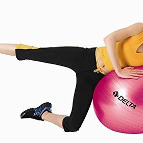 Delta Elite DS 9871 1 Fuşya 65 cm Pilates Egzersiz Topu Ve Top Pompası