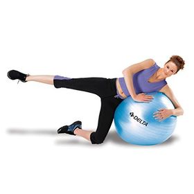 Delta Elite DS 9871 1 Mavi 65 cm Pilates Egzersiz Topu Ve Top Pompası