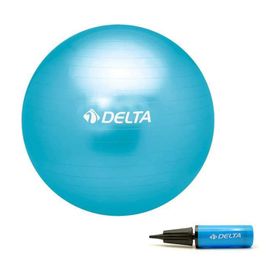 Delta Elite DS 9871 1 Mavi 65 cm Pilates Egzersiz Topu Ve Top Pompası