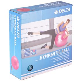 Delta Elite DS 9871 1 Mavi 65 cm Pilates Egzersiz Topu Ve Top Pompası