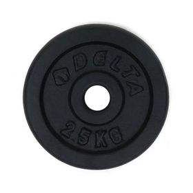 Delta Elite Dura-Strong Siyah 2.5 kg Çiftli Döküm Plaka