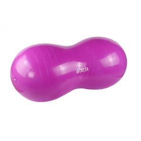 Delta Fıstık Şeklinde 90 cm X 45 cm Mor Pilates Topu
