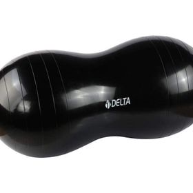 Delta Fıstık Şeklinde 90x45 cm Siyah Pilates Topu