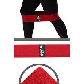 Delta Fuşya Latex Hafif Sert Aerobik Pilates Direnç Egzersiz Bandı Squat Çalışma Lastiği