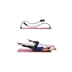 Delta GSB520 Siyah Pilates Jimnastik Lastikli Egzersiz Çubuğu