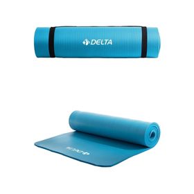 Delta Konfor Zemin Mavi 10 mm Taşıma Askılı Pilates Minderi Yoga Matı