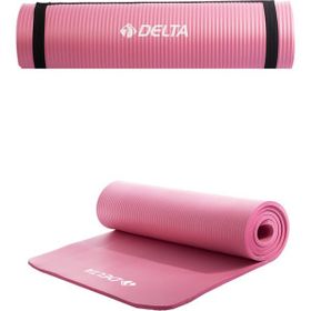 Delta Konfor Zemin Pembe 10 mm Taşıma Askılı Pilates Minderi Yoga Matı