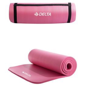 Delta Konfor Zemin Pembe 10 mm Taşıma Askılı Pilates Minderi Yoga Matı