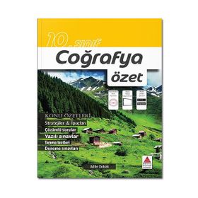 Delta Kültür Yayınevi 10. Sınıf Coğrafya Özet