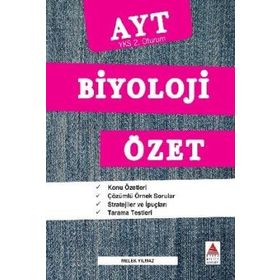 Delta Kültür Yayınevi AYT Biyoloji Özet YKS 2. Oturum