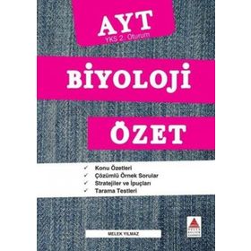 Delta Kültür Yayınevi AYT Biyoloji Özet YKS 2. Oturum