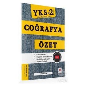 Delta Kültür Yayınevi AYT Coğrafya Özet YKS 2. Oturum
