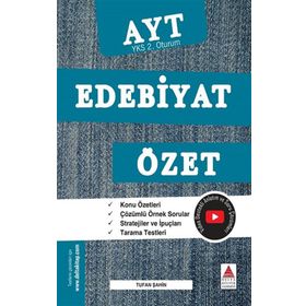 Delta Kültür Yayınevi AYT Edebiyat Özet YKS 2. Oturum