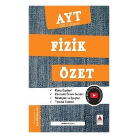 Delta Kültür Yayınevi AYT Fizik Özet YKS 2. Oturum