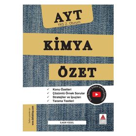 Delta Kültür Yayınevi AYT Kimya Özet YKS 2. Oturum