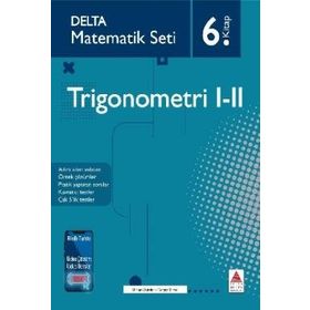 Delta Kültür Yayınevi Trigonometri 1-2 6. Kitap Matematik Seti
