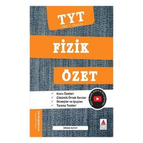 Delta Kültür Yayınevi TYT Fizik Özet YKS 1. Oturum