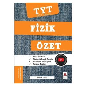 Delta Kültür Yayınevi TYT Fizik Özet YKS 1. Oturum