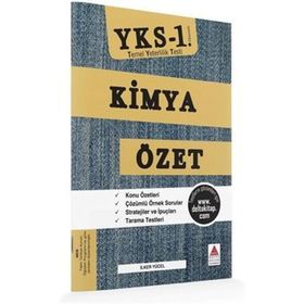 Delta Kültür Yayınevi TYT Kimya Özet YKS 1. Oturum