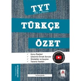 Delta Kültür Yayınevi TYT Türkçe Özet YKS 1. Oturum