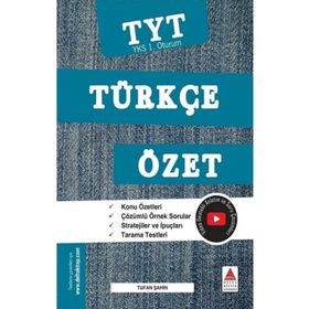 Delta Kültür Yayınevi TYT Türkçe Özet YKS 1. Oturum