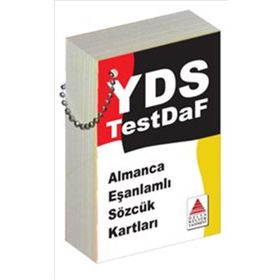 Delta Kültür Yayınevi YDS Test Daf Almanca Eşanlamlı Sözcük Kartları