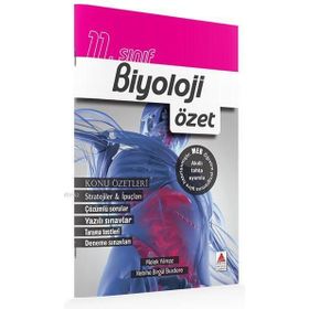 Delta Kültür Yayınları 11. Sınıf Biyoloji Konu Özetli Soru Bankası