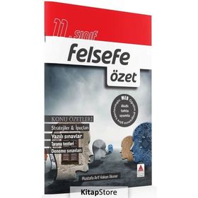 Delta Kültür Yayınları 11. Sınıf Felsefe Konu Özetli Soru Bankası