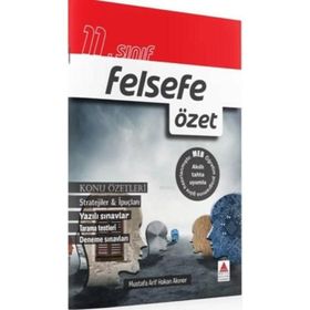 Delta Kültür Yayınları 11. Sınıf Felsefe Konu Özetli Soru Bankası