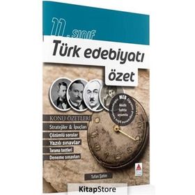 Delta Kültür Yayınları 11. Sınıf Türk Dili Ve Edebiyatı Konu Özetli Soru Bankası