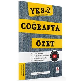 Delta Kültür Yayınları AYT Coğrafya Özet