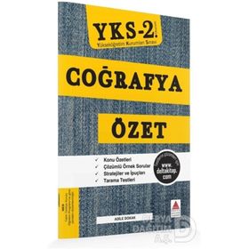 Delta Kültür Yayınları AYT Coğrafya Özet