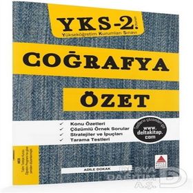 Delta Kültür Yayınları AYT Coğrafya Özet
