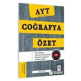 Delta Kültür Yayınları AYT Coğrafya Özet