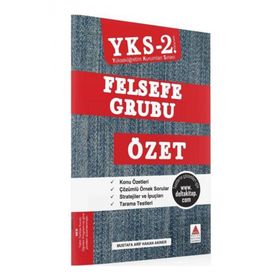 Delta Kültür Yayınları AYT Felsefe Grubu Özet