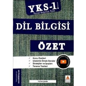 Delta Kültür Yayınları TYT Dil Bilgisi Özet